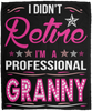 I Didnt Retire I Am A Professional Granny
